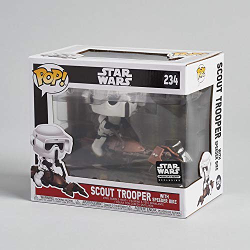 New The Mandalorian Scout Trooper with Speeder Bobble Head Toy available!