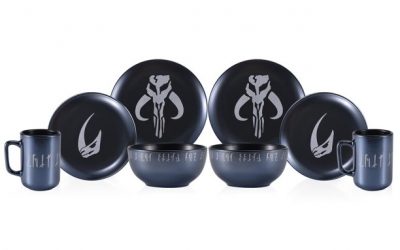New The Mandalorian 8-Piece Limited Edition Stoneware Dinnerware Set available!
