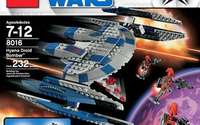 New Star Wars Hyena Droid Bomber Lego Set available now!