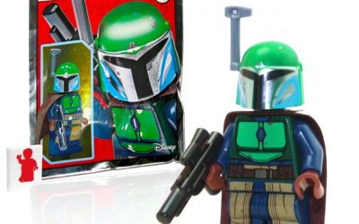 New The Mandalorian Green Mandalorian Lego Mini Figure (with Blaster) Set available now!