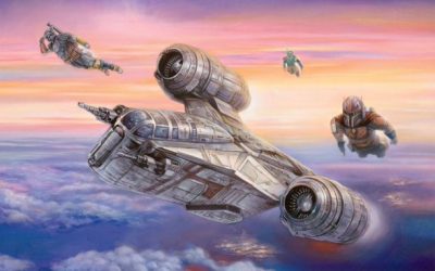 New The Mandalorian Razor Crest 550 Piece Jigsaw Puzzle available now!
