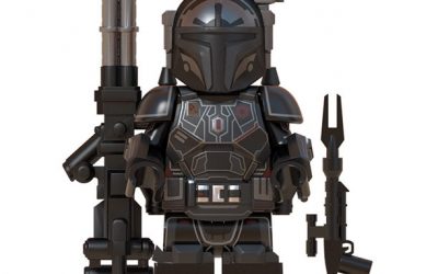 New Star Wars Imperial Black Armored Heavy Artillery Mandalorian Lego Mini Figure available!