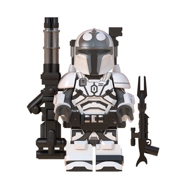 New Star Wars Rebel White Armored Heavy Artillery Mandalorian Lego Mini Figure available!