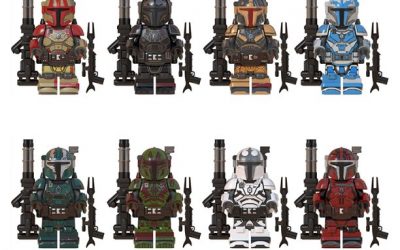 New Star Wars Armored Heavy Artillery Mandalorian Lego Mini Figure 8-Pack Bundle available!