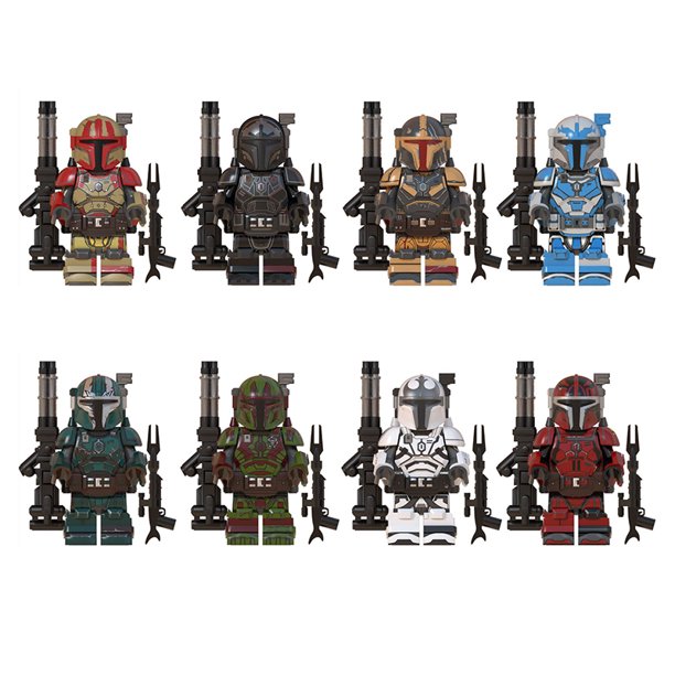 New Star Wars Armored Heavy Artillery Mandalorian Lego Mini Figure 8-Pack Bundle available!