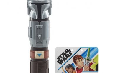 New Star Wars Lightsaber Squad The Mandalorian Extendable Orange Roleplay Lightsaber Toy available!
