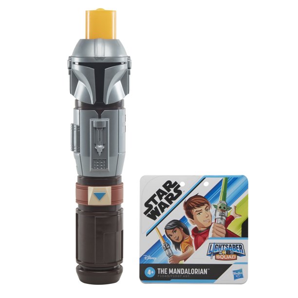 New Star Wars Lightsaber Squad The Mandalorian Extendable Orange Roleplay Lightsaber Toy available!