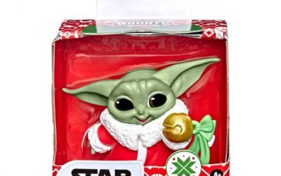 New The Mandalorian The Child (Grogu) Holiday Jingle Bell Pose Figure available now!