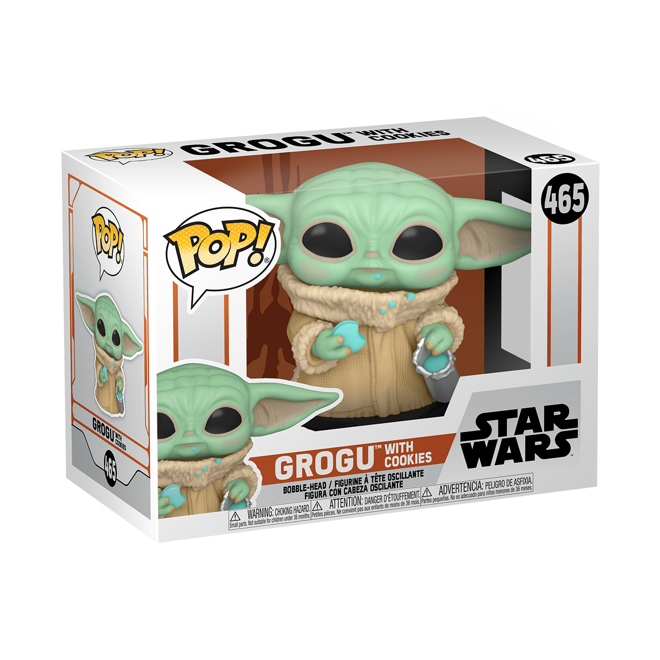 New The Mandalorian The Child (Grogu) with Cookie Bobble Head Toy