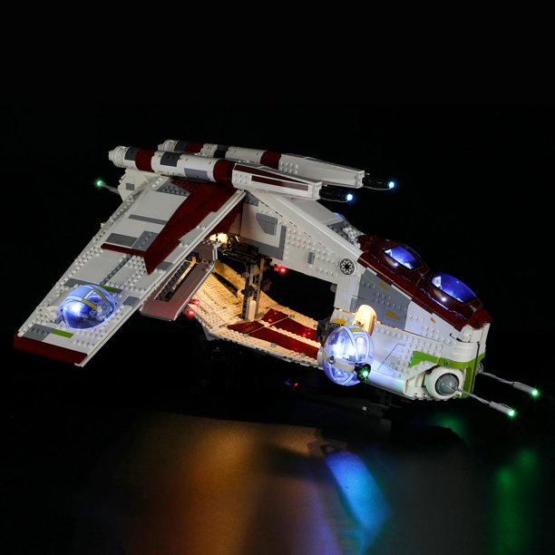 New Star Wars Republic Clone Gunship Led Lighting Lego set available ...