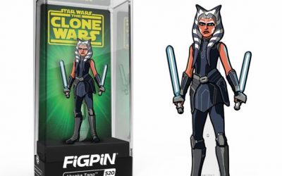 New Star Wars The Clone Wars Ahsoka Tano Enamel Collector FiGPiN Pin available!