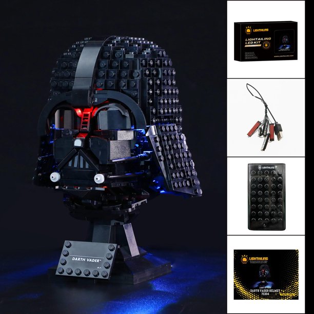 SW Darth Vader's Helmet Led Lighting Lego Set 1