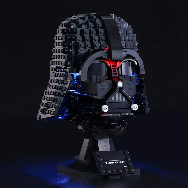 SW Darth Vader's Helmet Led Lighting Lego Set 4