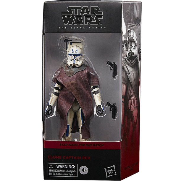 New The Bad Batch Clone Trooper Captain Rex Black Series Figure available now!