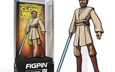 New Star Wars the Clone Wars Obi-Wan Kenobi FiGPiN pin available now!