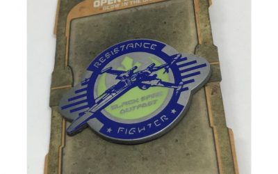 New Galaxy's Edge Resistance X-Wing Fighter Glow-in-the-Dark Pin available now!