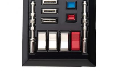New Star Wars Darth Vader Chest Pate light up enamel pin available now!