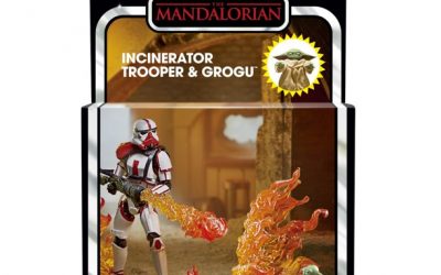 New The Mandalorian Incinerator Trooper & Grogu Deluxe Vintage Figure 2-Pack available!