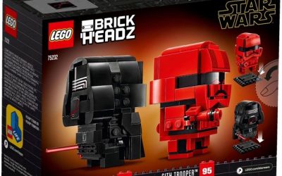 New The Rise of Skywalker Brick Headz Kylo Ren & Sith Trooper Lego Set available!