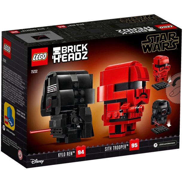 TROS Brick Headz Kylo Ren & Sith Trooper Lego Set 2
