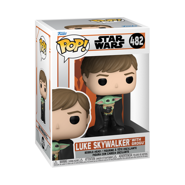 TM FP Luke Skywalker with The Child (Grogu) Bobble Head Toy 1