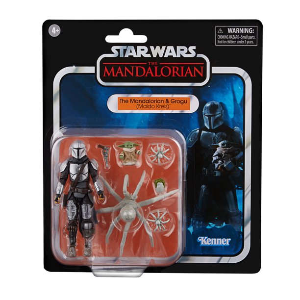 New The Mandalorian Mando (Din Djarin) & Grogu (Maldo Kreis) Figure Set available!