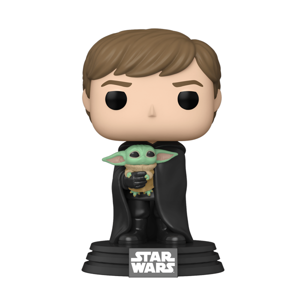 TM FP Luke Skywalker with The Child (Grogu) Bobble Head Toy 2