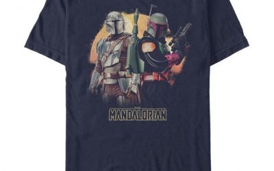 New The Mandalorian Mando (Din Djarin) and Boba Fett Honor the Deal Graphic Navy Blue T-Shirt available!