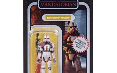 New The Mandalorian Incinerator Trooper Carbonized Vintage Figure available!