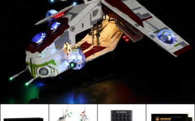 New Star Wars Republic Clone Gunship Led Lighting Lego set available now!