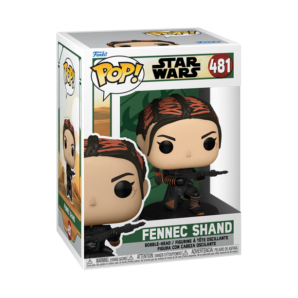 New The Book of Boba Fett Funko Pop! Fennec Shand Bobble Head Toy available!