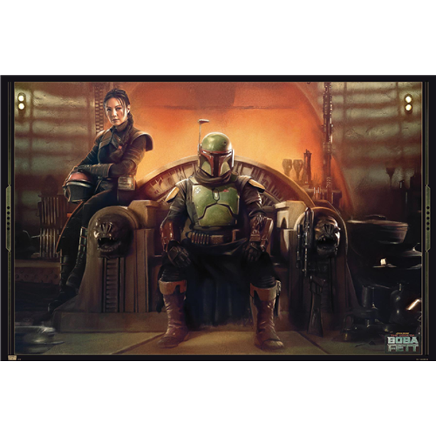 New The Book of Boba Fett themed Boba Fett and Fennec Shand Concept Art Wall Poster available!
