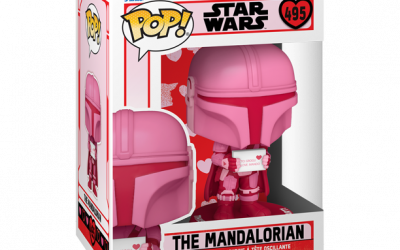New The Mandalorian Mando (Din Djarin) Valentines Day Bobble Head Toy available!
