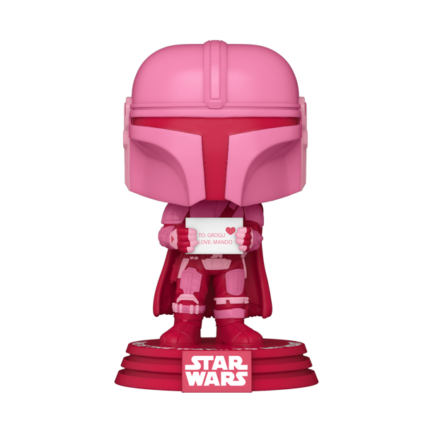 TM Mando (Din Djarin) Valentines Day Bobble Head Toy 2