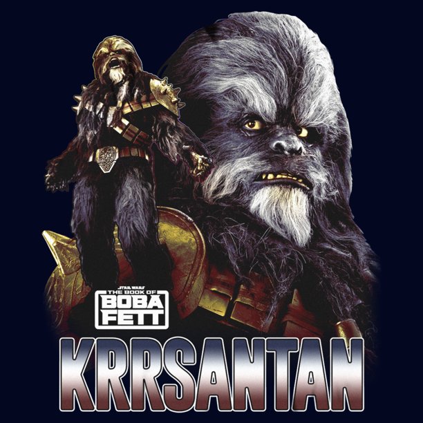 TBOBF Black Krrsantan the Wookiee Protector Graphic T-Shirt 2