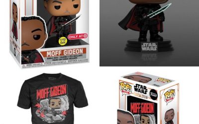 New The Mandalorian Moff Gideon Bobble Head Toy & 2XL T-Shirt Bundle available!