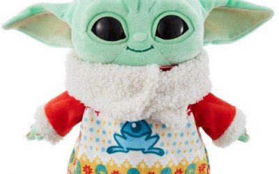 New The Mandalorian The Child (Grogu) Seasonal Christmas Plush toy available!