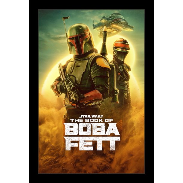 New The Book of Boba Fett themed Boba Fett and Fennec Shand Framed Movie Poster available!