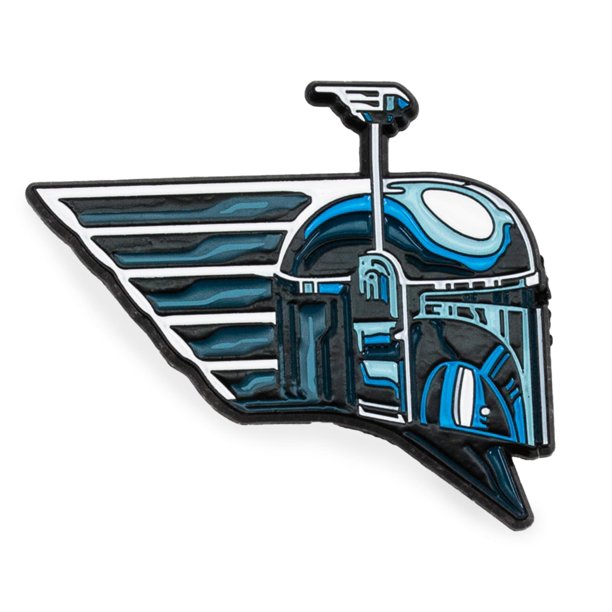 New The Book of Boba Fett Chrome Helmet Enamel Pin available now!