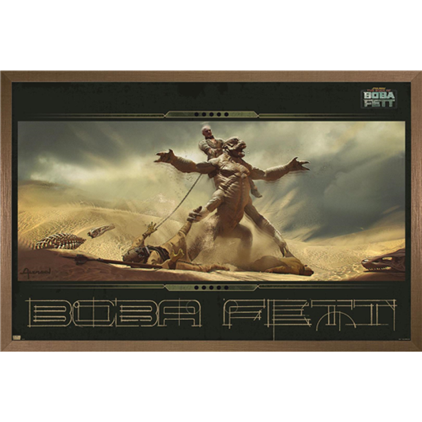 New The Book of Boba Fett Sand Creature Concept Art Wall Poster available now!