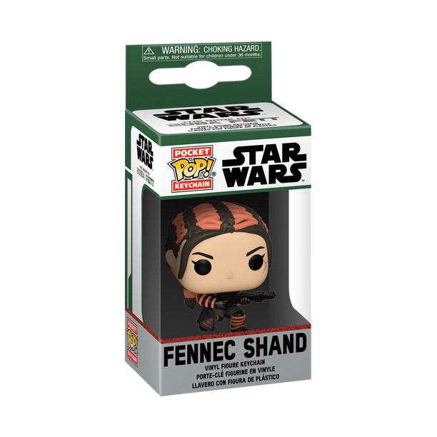 New The Book of Boba Fett Fennec Shand Funko Pop! Keychain Figure Toy available now!