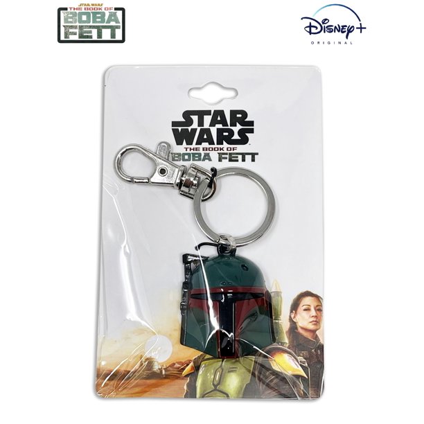 New The Book of Boba Fett themed Boba Fett 3D Metal Helmet Keychain available now!