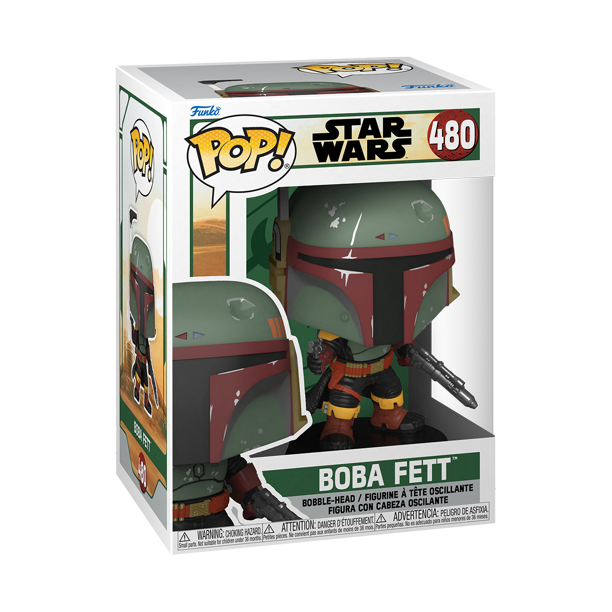 New The Book of Boba Fett Funko Pop! Boba Fett (Full Armor) Bobble Head Toy available!