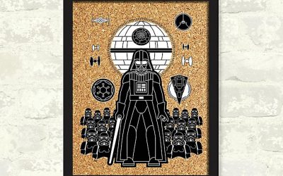 New Star Wars Darth Vader Quote Cork Wall Art available now!