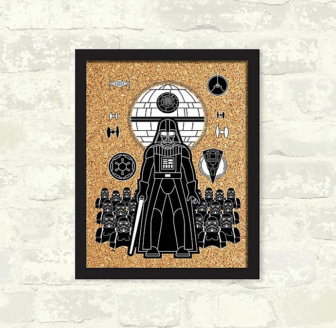 New Star Wars Darth Vader Quote Cork Wall Art available now!