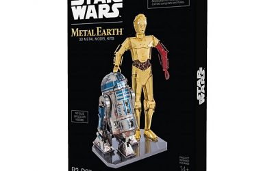 New Star Wars C-3PO and R2-D2 3D Metal Model Kit available now!