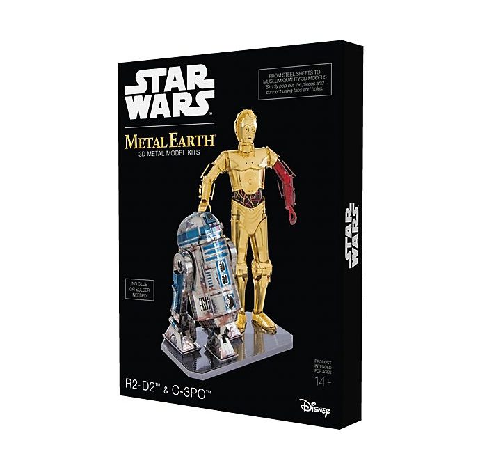 New Star Wars C3PO and R2D2 3D Metal Model Kit available now! The