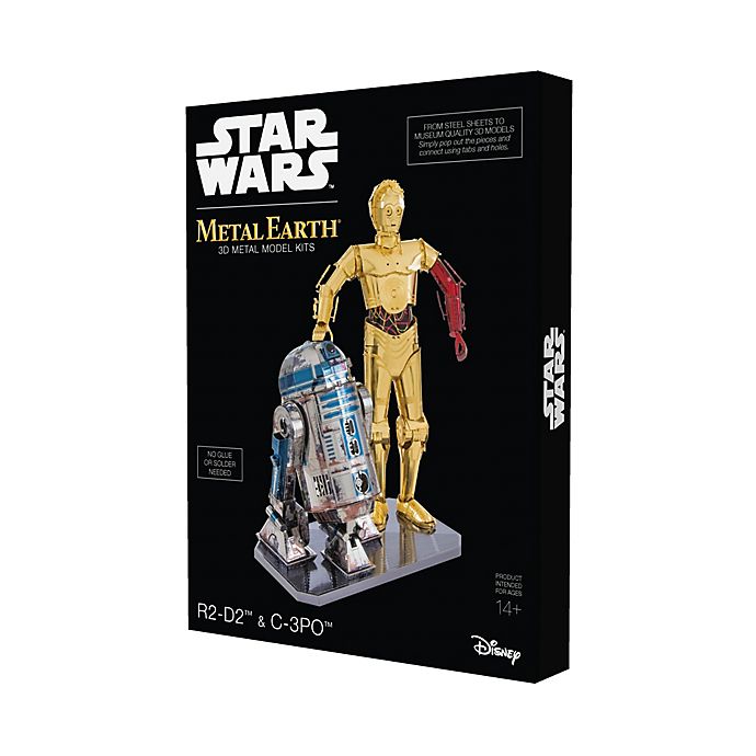 TFA C-3PO and R2-D2 3D Metal Model Kit 1