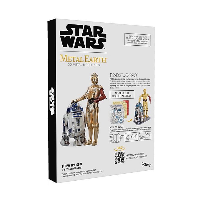 TFA C-3PO and R2-D2 3D Metal Model Kit 2