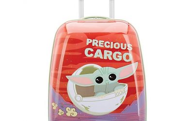 New The Mandalorian The Child (Grogu) 18-Inch Hardside Upright Luggage Suitcase available!
